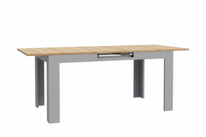 Bohol Extending Dining Table 160 to 207cm in Grey and Oak