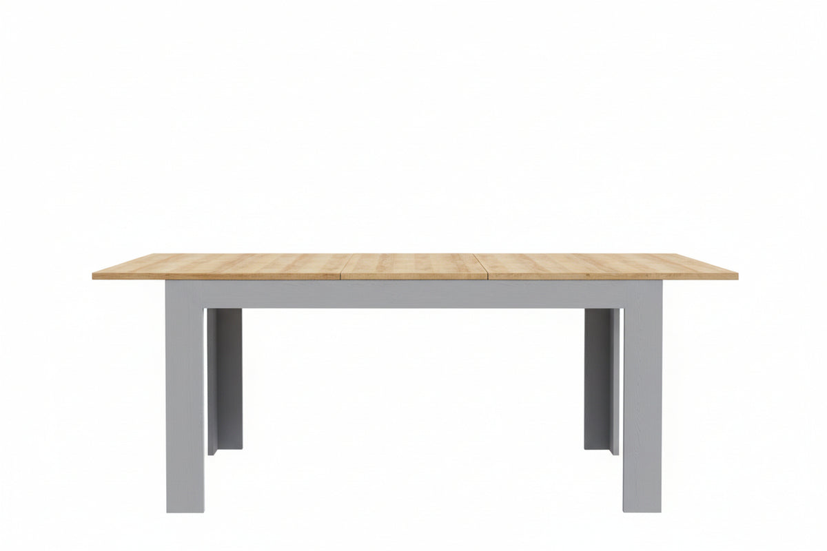 Bohol Extending Dining Table 160 to 207cm in Grey and Oak