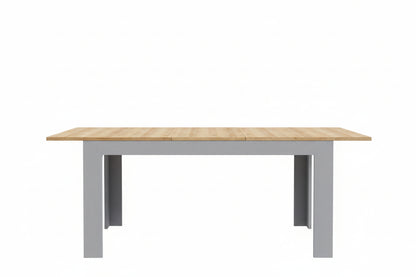 Bohol Extending Dining Table 160 to 207cm in Grey and Oak