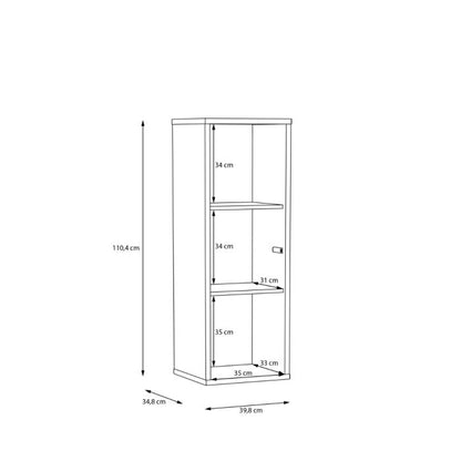 Alice Springs Narrow Cupboard with 1 Door Push-to-Open in Sand