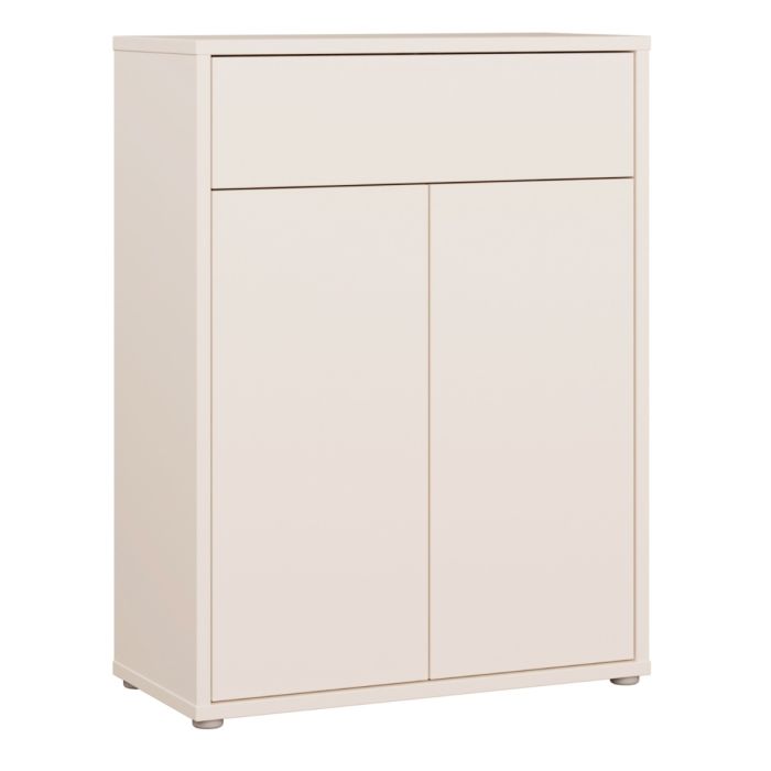 Alice Springs Shoe Cabinet with 2 Doors Push-to-Open & 1 Drawer Push-to-Open in Sand