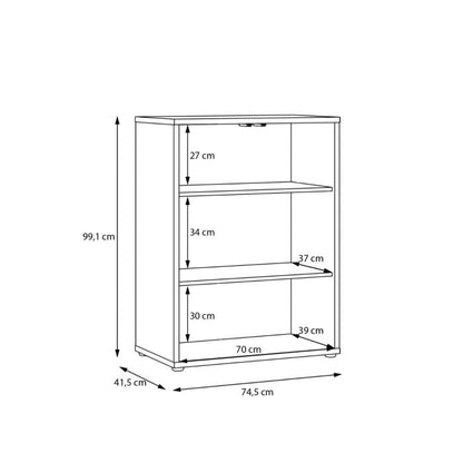 Alice Springs Tall 2 Door Cupboard with Push-to-Open Doors in Butter Yellow