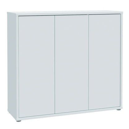 Alice Springs Shoe Cabinet with 3 Doors Push-to-Open in Light Grey