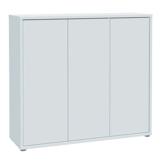 Alice Springs Shoe Cabinet with 3 Doors Push-to-Open in Light Grey