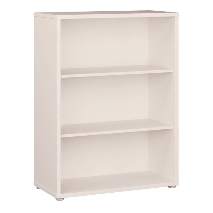 Alice Springs Low Wide Bookcase with Open Shelving in Sand