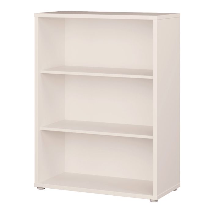 Alice Springs Low Wide Bookcase with Open Shelving in Sand
