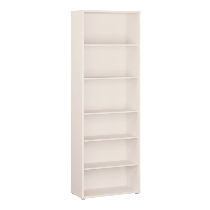 Alice Springs Tall Wide Bookcase with 5 Shelves in Sand