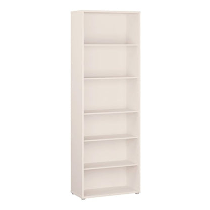 Alice Springs Tall Wide Bookcase with 5 Shelves in Sand