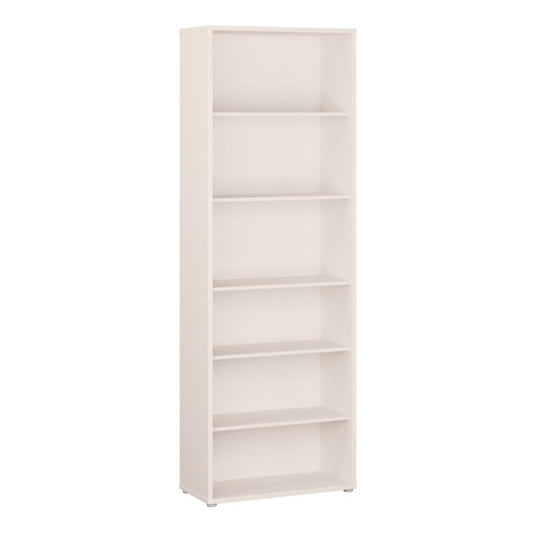Alice Springs Tall Wide Bookcase with 5 Shelves in Sand