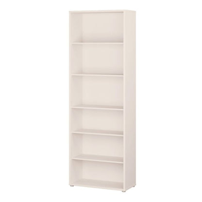 Alice Springs Tall Wide Bookcase with 5 Shelves in Sand