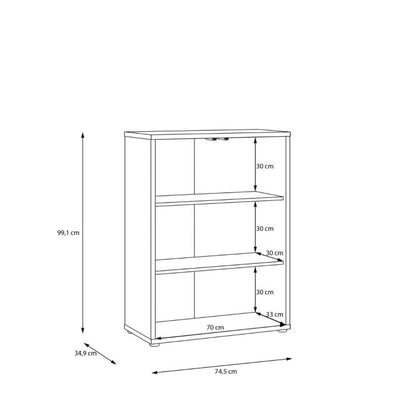 Alice Springs Low Glass Fronted Cabinet with 2 Push-to-Open Doors in Sand