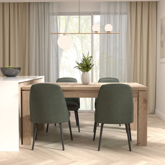 Trondheim Extending Dining Table in Artisan Oak 160.4-206.4cm