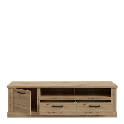 Corona 2 Drawer 1 Door TV Unit in Artisan Oak