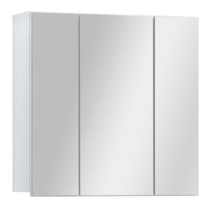 Lokko Hanging Cupboard with 3 Mirror Doors in White