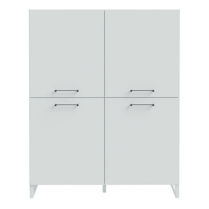 Sali 4 Door Highboard in Light Grey