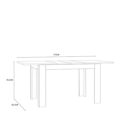 Grafton Extending Dining Table in Oak 120-175cm