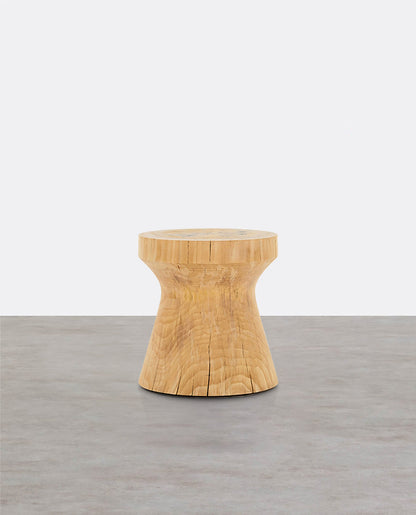 R35 Side Table, Solid Wood, Oak