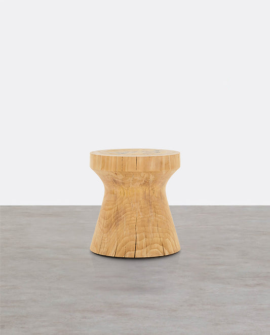 R35 Side Table, Solid Wood, Oak