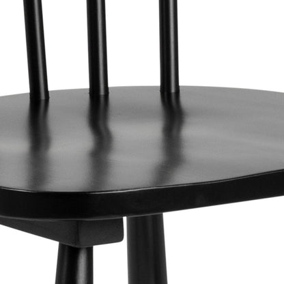 Kenley Extending Dining Table in Oak 45-90cm includes 4 Riano Dining Chairs in Black