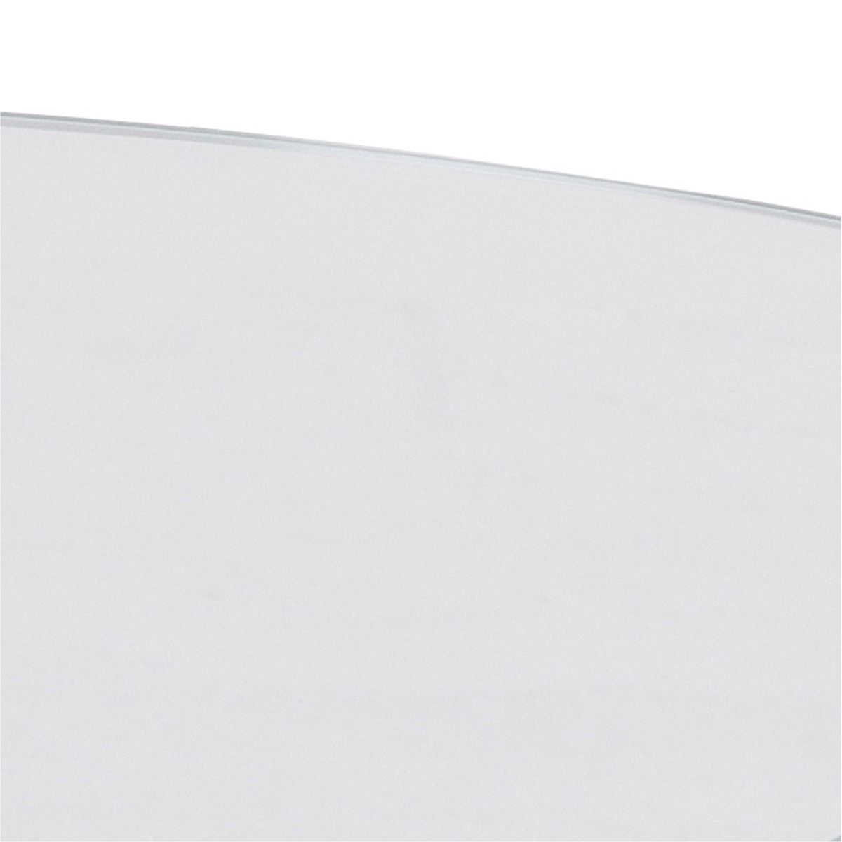 Heaven Round Coffee Table with Glass Top and Chrome Legs