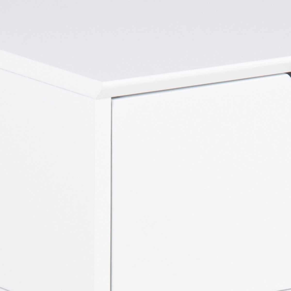 Mitra 1 Drawer Bedside Table in White