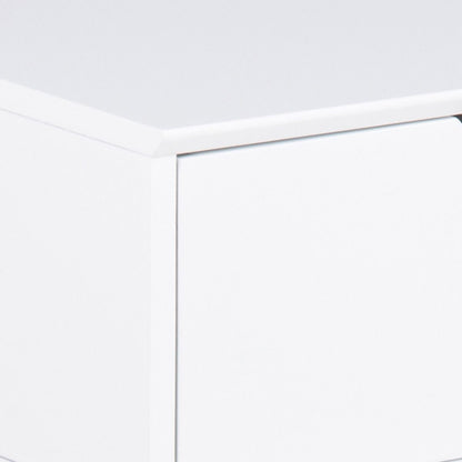 Mitra 1 Drawer Bedside Table in White