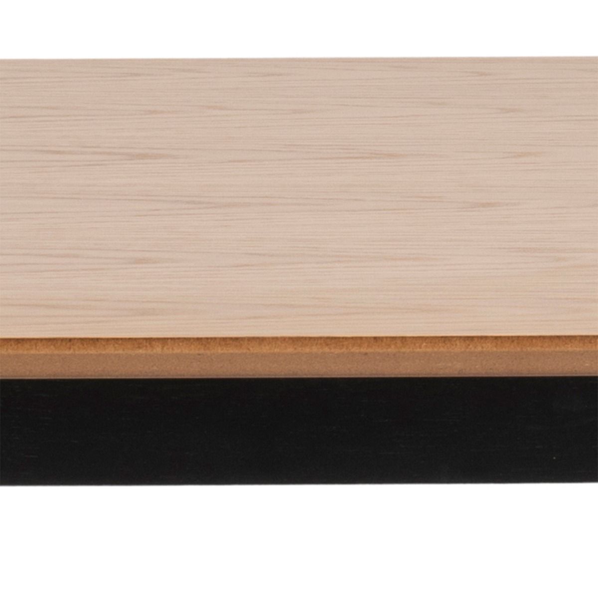 Roxby Dining Table in Oak & Black 120x80cm