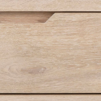 A-Line TV Unit with 2 Drawers in White Oak