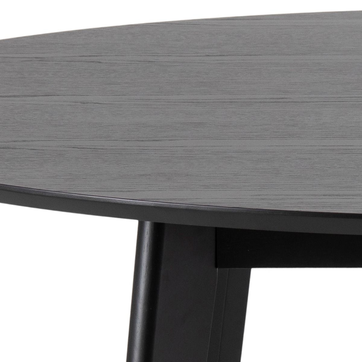 Roxby Round Dining Table in Black 140x140cm