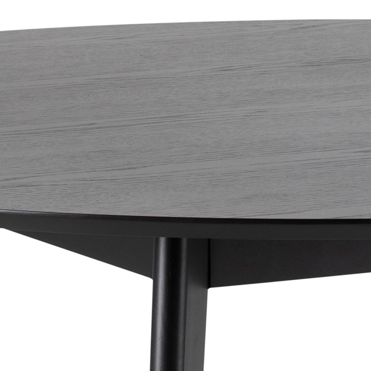 Roxby Round Dining Table in Black 140x140cm