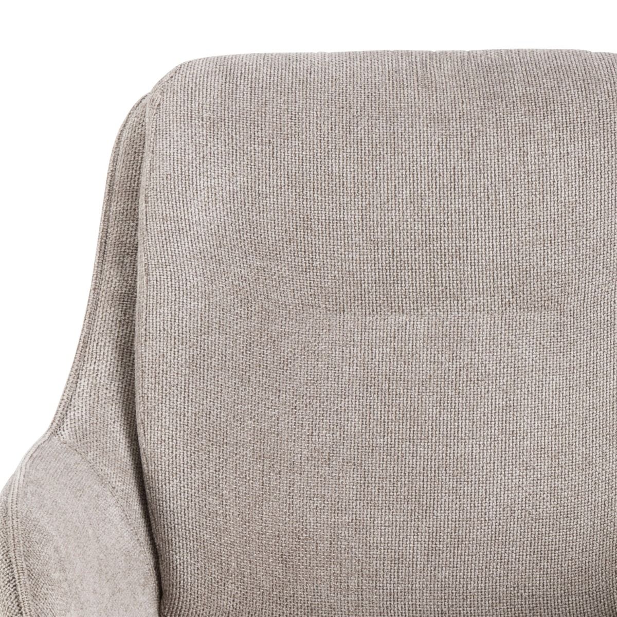 Angus Dining Table in Black 200x90cm includes 4 Carrie Swivel Dining Chairs in Sand