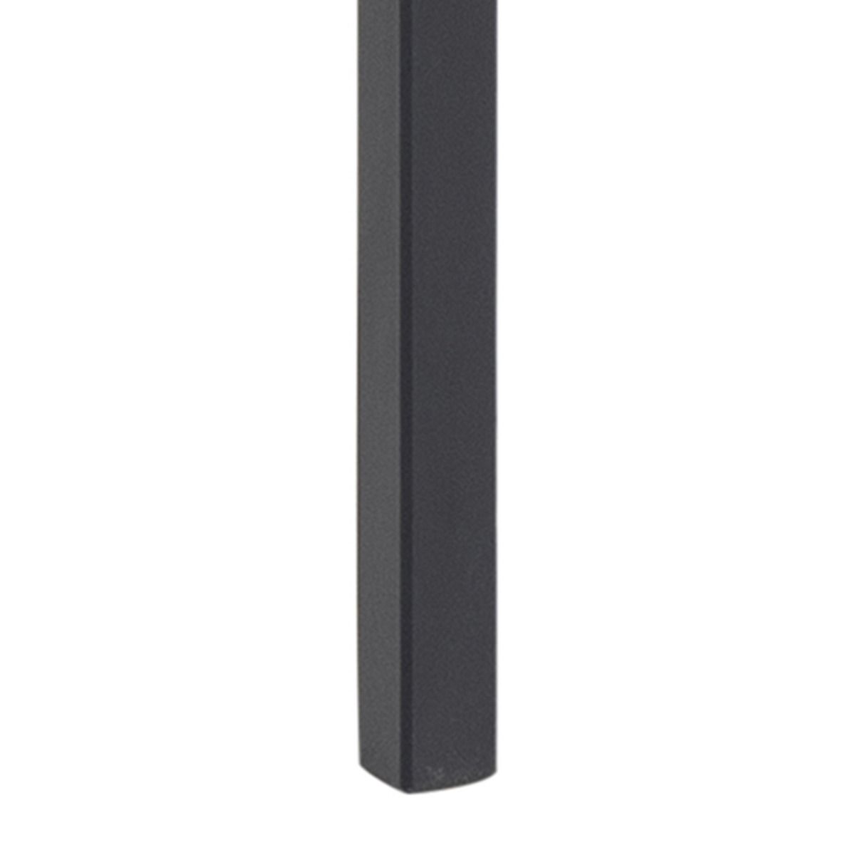 Angus Dining Table in Black 200x90cm includes 4 Carrie Swivel Dining Chairs in Sand