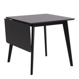 Roxby Extending Dining Table 120x80cm in Black