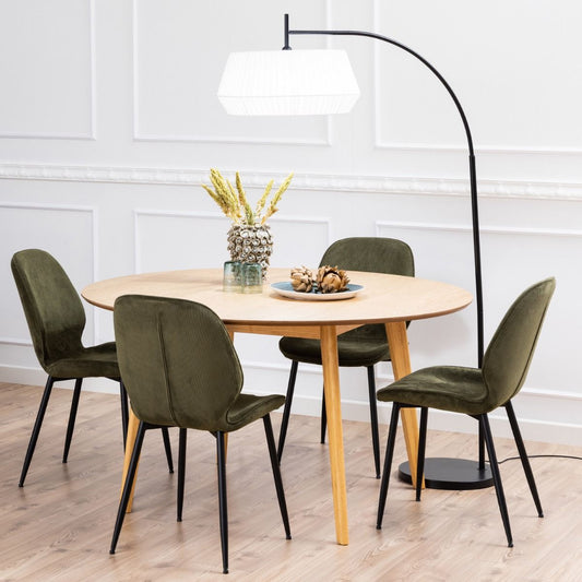 Roxby Round Dining Table in Oak 140x140cm