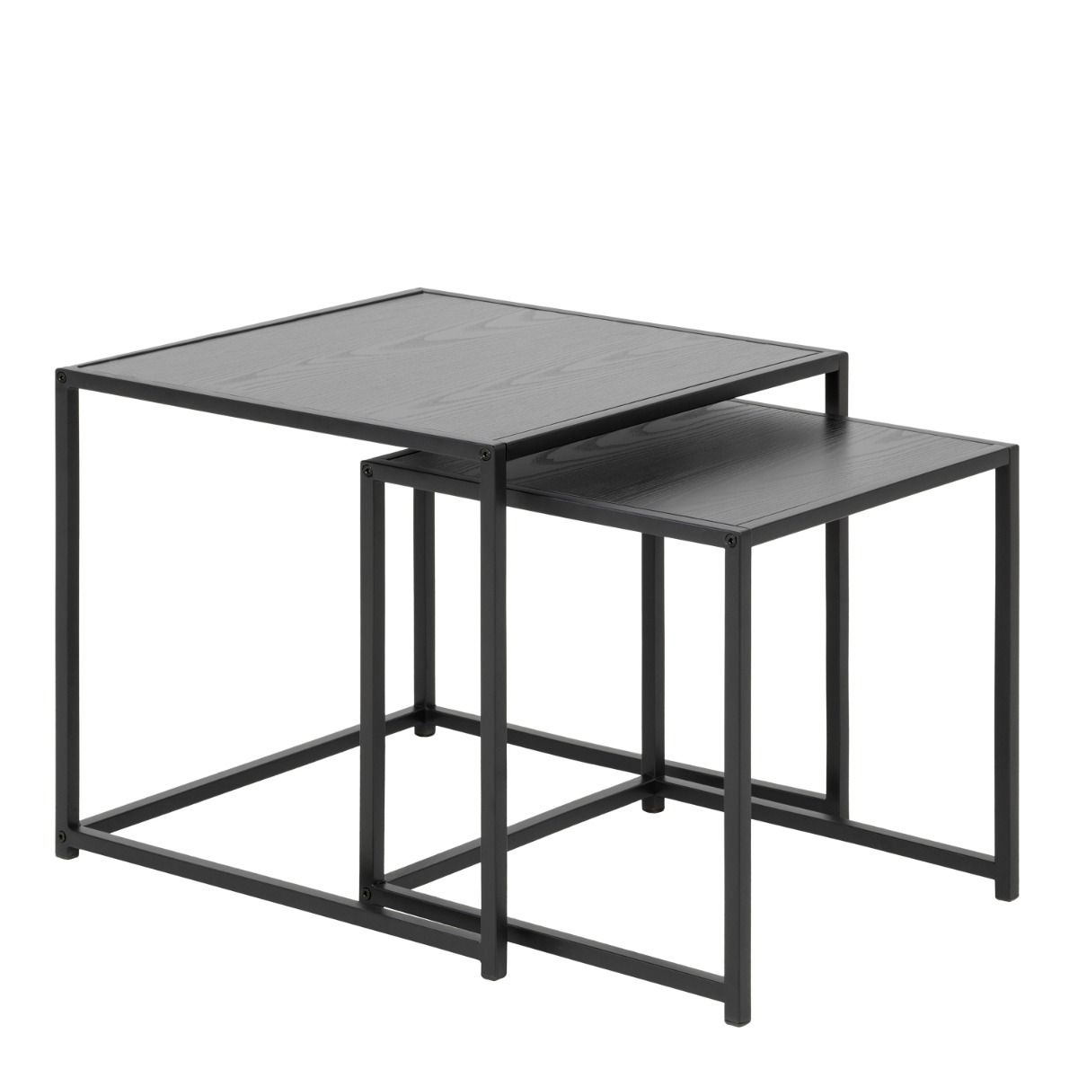 Seaford Nest of Tables in Ash Black