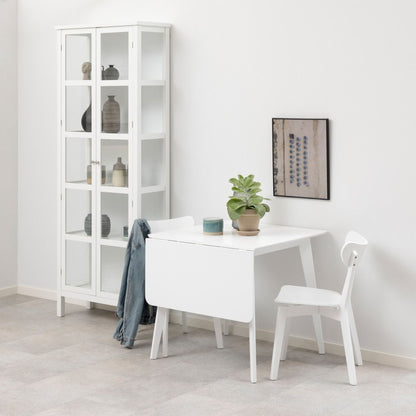 Roxby Square Dining Table in White 120x80cm
