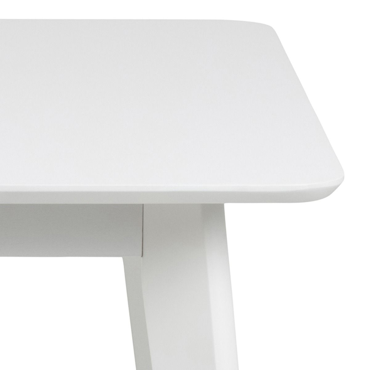 Roxby Square Dining Table in White 120x80cm