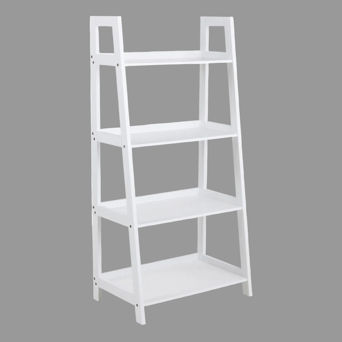Wally Bookcase with 4 Shelves in White