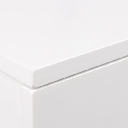 Avignon Square Bedside Table with 1 Drawer in White | FTG - Wholesale furniture