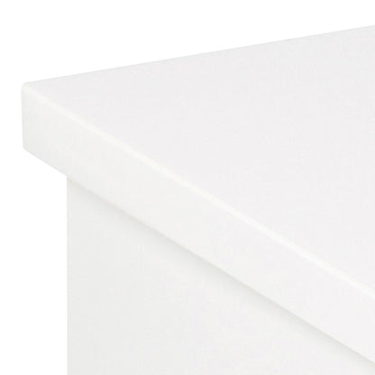 Avignon Square Bedside Table with 1 Drawer in White | FTG - Wholesale furniture