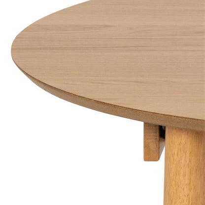 Montreux Round Extending Dining Table in Oak 154-115cm