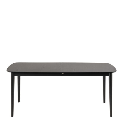 Montreux Rectangular Extending Dining Table in Black