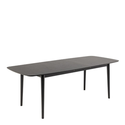 Montreux Rectangular Extending Dining Table in Black