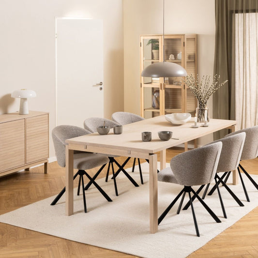 Linley Dining Table in White Oak 200x75cm