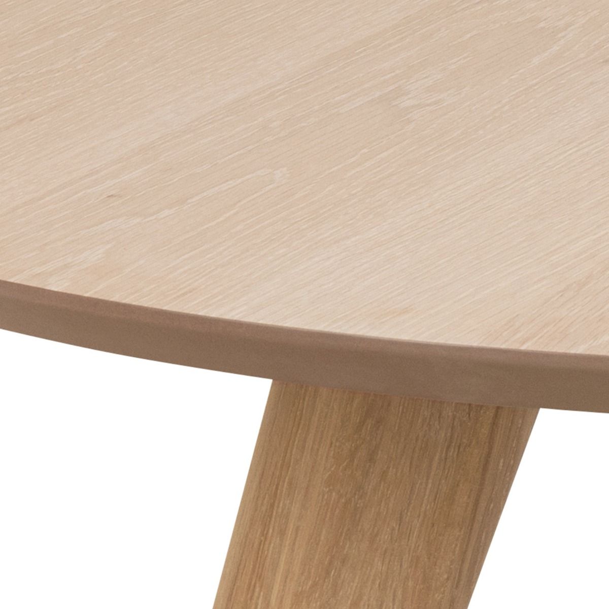 Townsville Round Dining Table in White and Oak 100x100cm includes 4 Batilda Dining Chairs with Grey Fabric and Oak