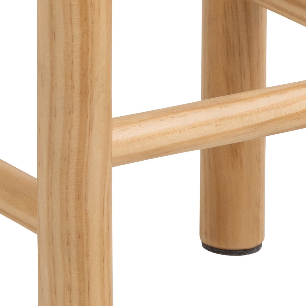 Alvin Weaved Stool in Off White