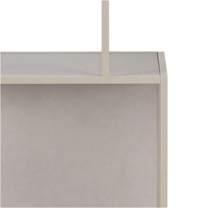 Seaford Tall Grey Metal Bookcase with 5 Shelves