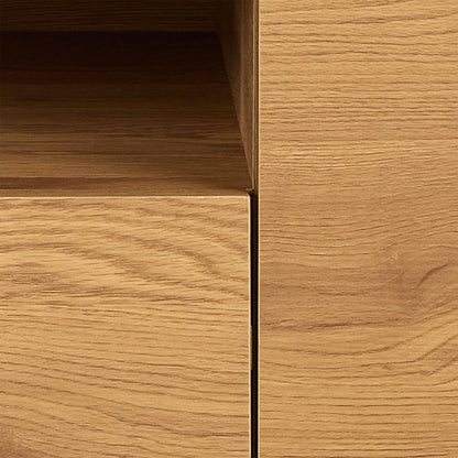 Seaford Tv Unit 2 Doors 1 Drawer in Matt Wild Oak