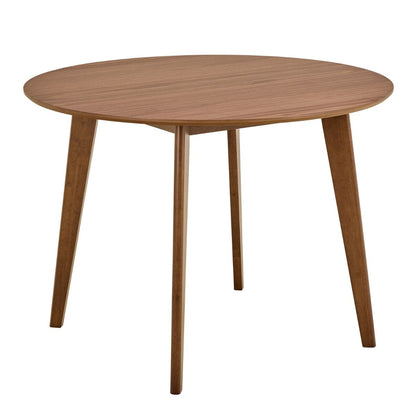 Roxby Round Dining Table in Walnut 105x105cm