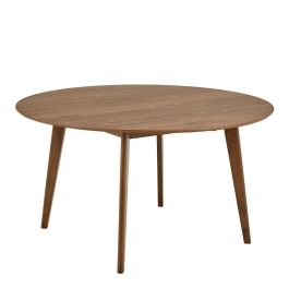 Roxby Round Dining Table in Walnut 140x140cm
